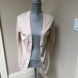 Tory Burch Medallion Button Cardigan - Size L
